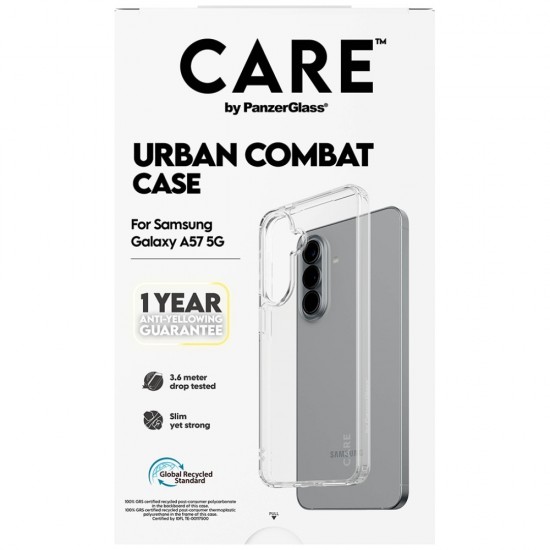 CARE by PanzerGlass Flagship Urban Combat Case for Samsung Galaxy A57 - Transparent