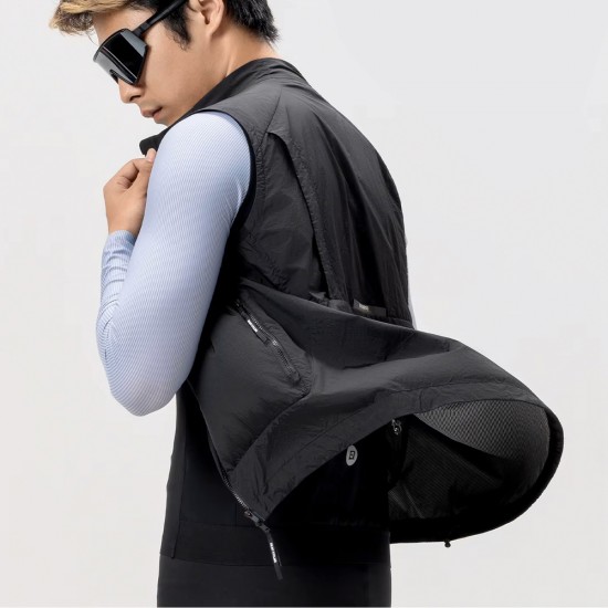 Rockbros YDMJ003 Windproof Vest Spring/Autumn Size M - Black