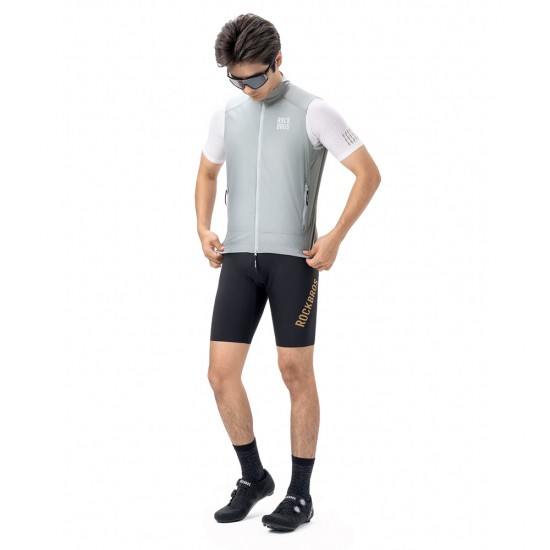 Rockbros YDMJ003 Spring/Autumn Windproof Vest Size M - White/Gray