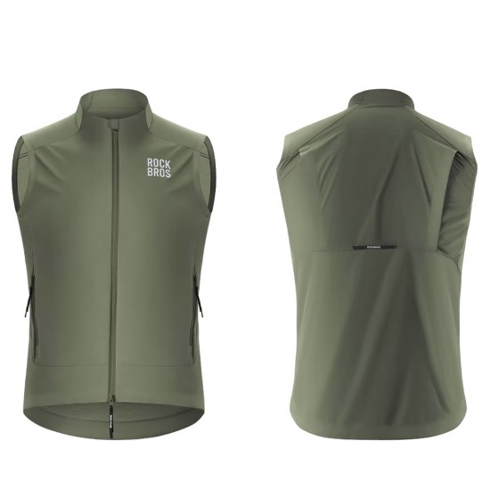 Rockbros YDMJ003 Windproof Vest Spring/Autumn Size L - Green