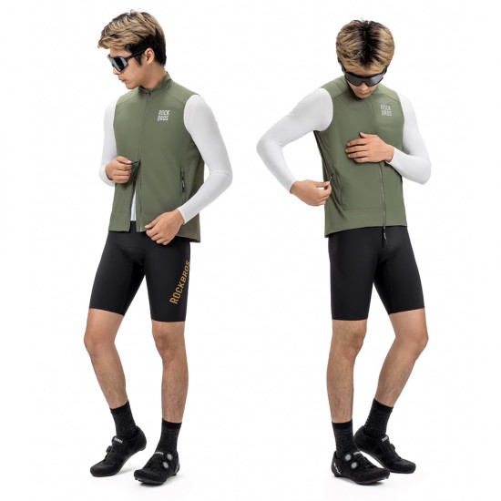 Rockbros YDMJ003 Spring/Autumn Windproof Vest Size XL - Green