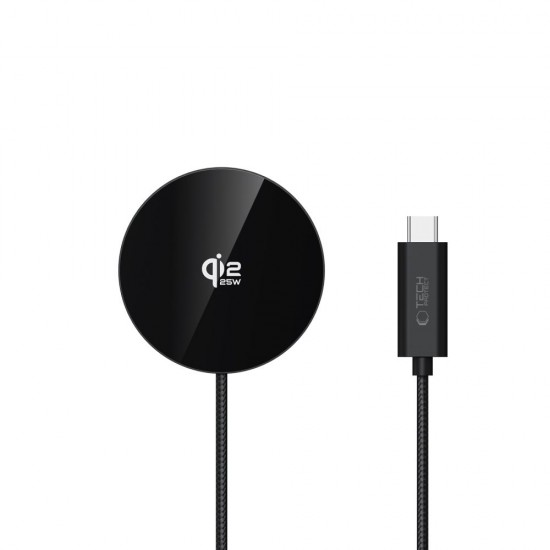 Tech-Protect A50 MagSafe 25W QI2.2 Wireless Charger - Black