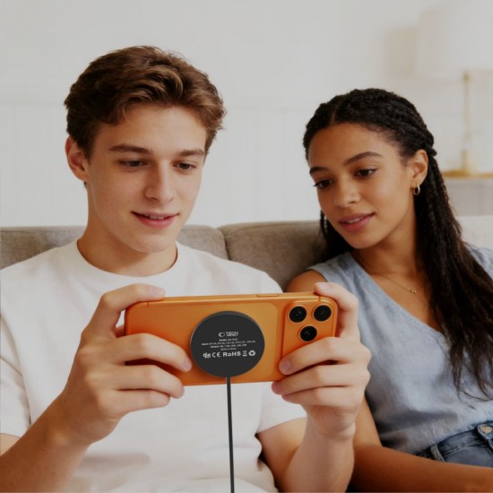 Tech-Protect A50 MagSafe 25W QI2.2 Wireless Charger - Black