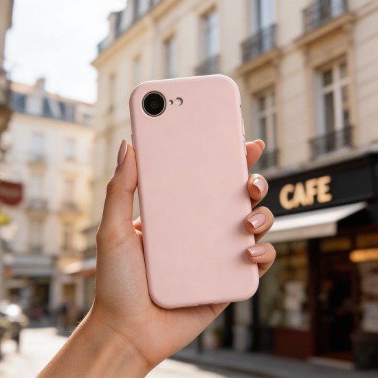 Tech-Protect Silicone MagSafe Case for iPhone 16e / 17e - Pink