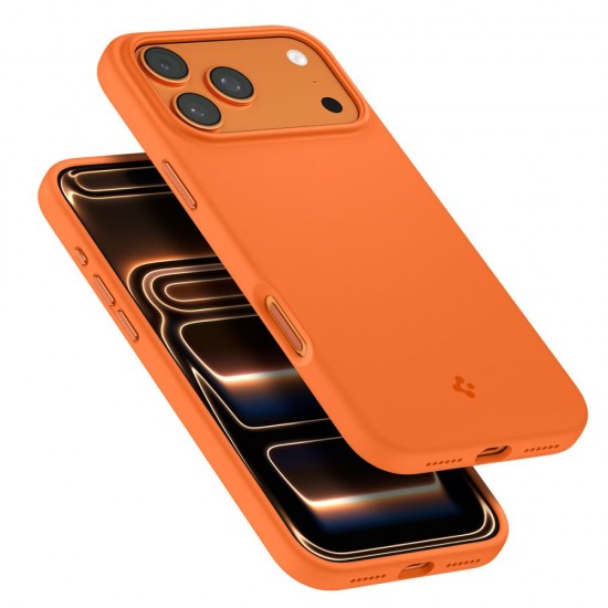 Spigen Silicone Fit Mag Case for iPhone 17 Pro - Orange