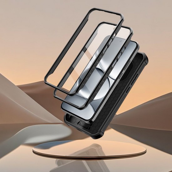 Tech-Protect Kevlar Cam+ 2-set case for Xiaomi Redmi Note 15 Pro 5G - black