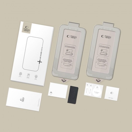 Tech-Protect Quick Set+ 2-Pack Tempered Glass for Samsung Galaxy S26 Ultra - Black