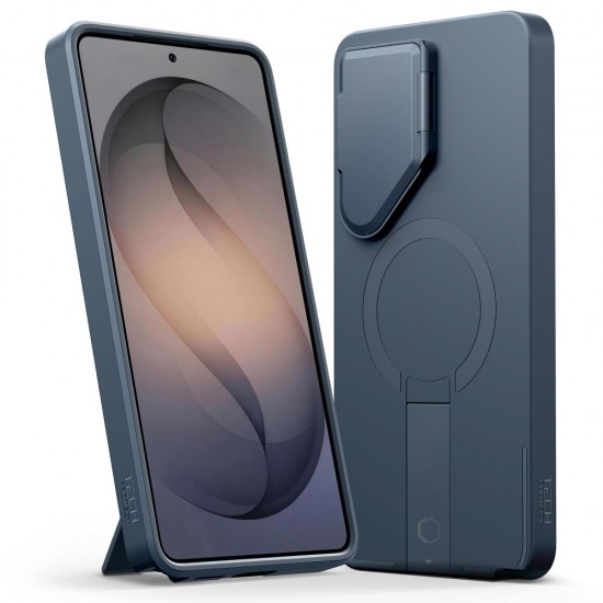 Tech-Protect Kevlar Aura MagSafe Case for Samsung Galaxy S26 Ultra - Navy Blue