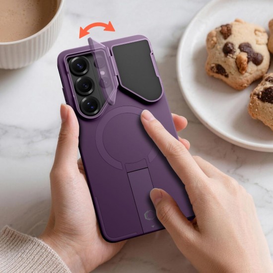 Tech-Protect Kevlar Aura MagSafe Case for Samsung Galaxy S26 Ultra - Purple