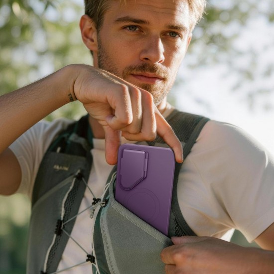 Tech-Protect Kevlar Aura MagSafe Case for Samsung Galaxy S26 Ultra - Purple