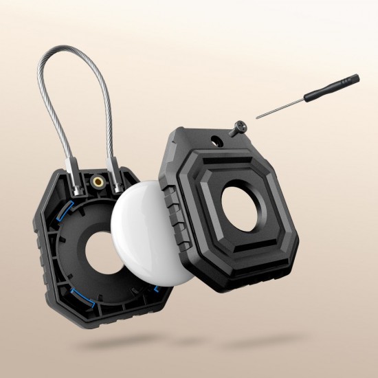 Tech-Protect Kevlar Seal Case for Apple AirTag 1/2 - Black