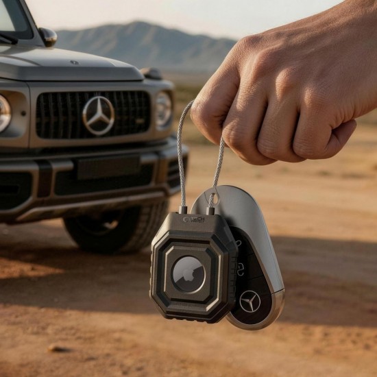 Tech-Protect Kevlar Seal Case for Apple AirTag 1/2 - Black