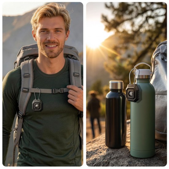 Tech-Protect Kevlar Seal Case for Apple AirTag 1/2 - Black