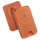 Spigen Valentinus MagFit+ MagSafe Magnetic Phone Wallet - Orange