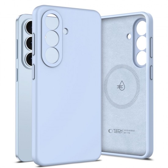 Tech-Protect Silicone MagSafe Case for Samsung Galaxy S26 - Blue