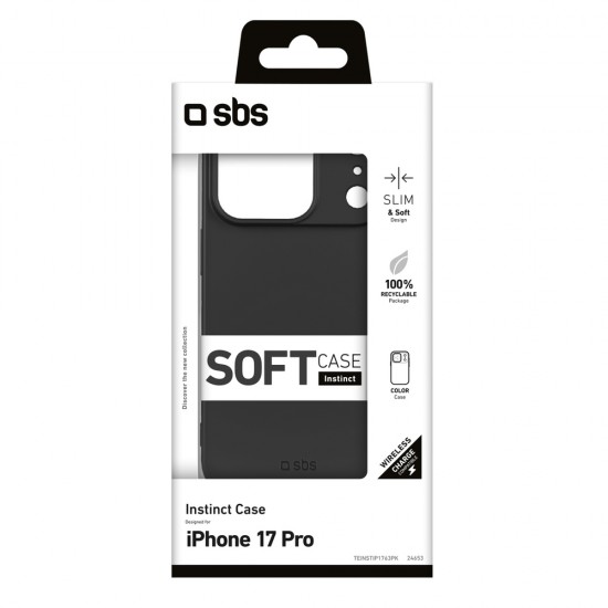 SBS Instinct iPhone 17 Pro Case - Black