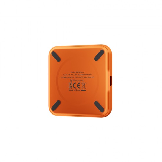 BOYA Notra Voice Recorder with AI Transcription - Orange