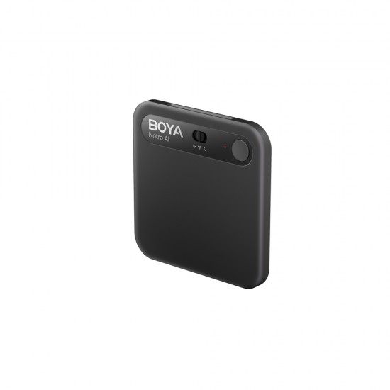 BOYA Notra Voice Recorder with AI Transcription - Black