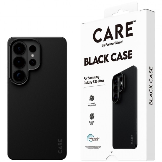 CARE by PanzerGlass TPU Case for Samsung Galaxy S26 Ultra - Black