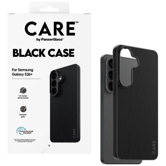 CARE by PanzerGlass TPU Case for Samsung Galaxy S26+ - Black