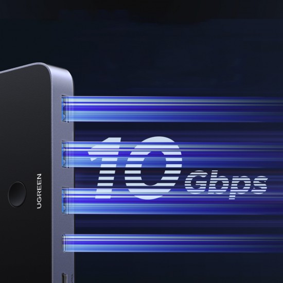 Ugreen switch USB-C USB-A 10Gb/s - gray