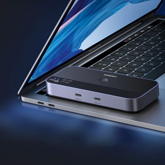Ugreen switch USB-C USB-A 10Gb/s - gray