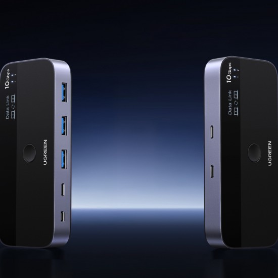 Ugreen switch USB-C USB-A 10Gb/s - gray