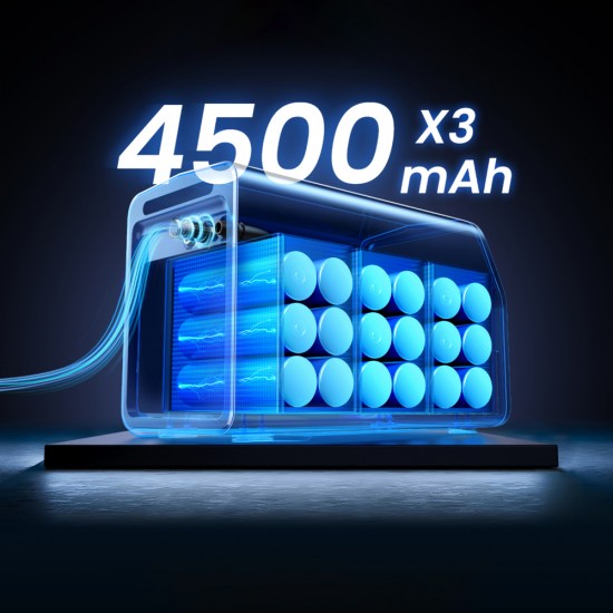 Ugreen 150 PSI 12V Electric Car Tire Pump with Digital Display - Gray