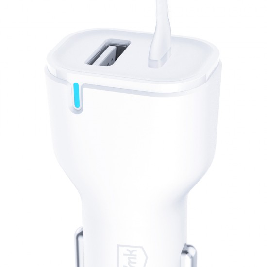 3mk Car Charger 20W PD3.0 QC 3.0 USB 1A1C - White