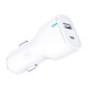 3mk Car Charger 20W PD3.0 QC 3.0 USB 1A1C - White