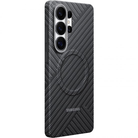Samsung Carbon Magnet Case for Samsung Galaxy S26 Ultra, MagSafe Compatible - Gray