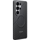 Samsung Carbon Magnet Case for Samsung Galaxy S26 Ultra, MagSafe Compatible - Gray
