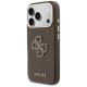Etui Guess FW Resin Logo na iPhone 17 Pro - brązowe