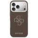 Etui Guess FW Resin Logo na iPhone 17 Pro - brązowe