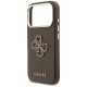 Etui Guess FW Resin Logo na iPhone 17 Pro - brązowe