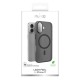 Puro Lightfeel case for iPhone 17 compatible with MagSafe - transparent and black