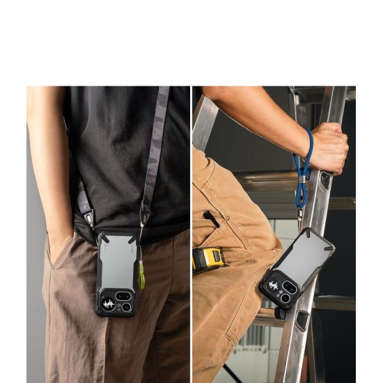 Ringke Fusion X case for Nothing Phone 4A Pro - transparent and black