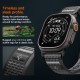Spigen Athlex Air 2 Strap for Apple Watch 44/45/46/49mm - Black and Gray