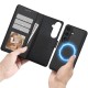 Tech-Protect Wallet MagSafe Case for Samsung Galaxy S26 - Matte Black