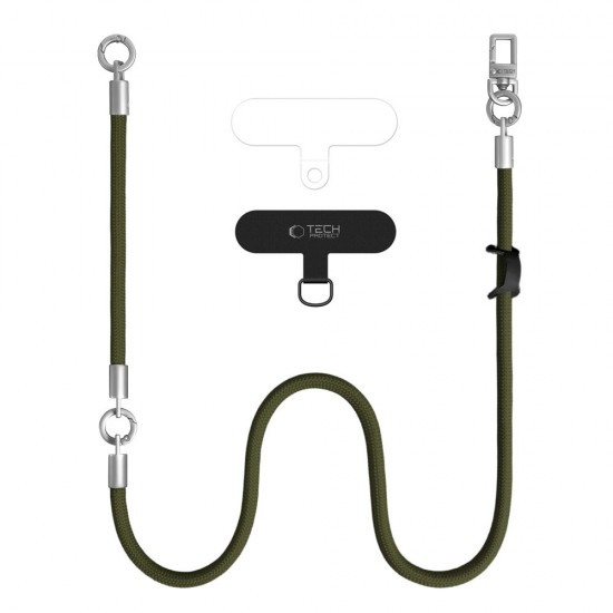 Tech-Protect C10S Rope Phone Lanyard - Green