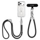 Tech-Protect C10S Rope Phone Lanyard - Black and Titanium