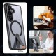 Hybrid Armor X Case for Samsung Galaxy A36 / A37 with Stand Compatible with MagSafe - Black