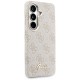 Etui Guess 4G Script MagSafe na Samsung Galaxy S26 - różowe