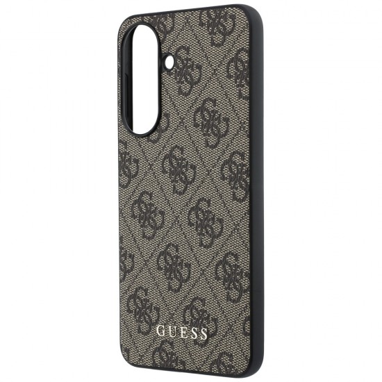 Etui Guess 4G Charm na Samsung Galaxy A57 5G - brązowe