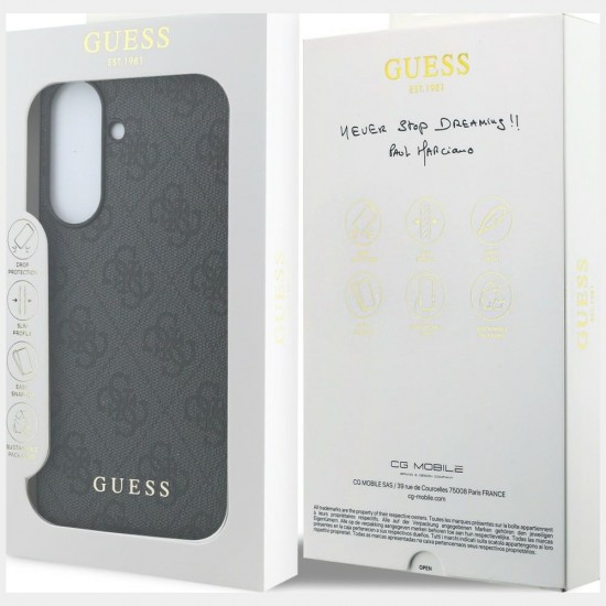 Etui Guess 4G Charm na Samsung Galaxy A57 5G - czarne
