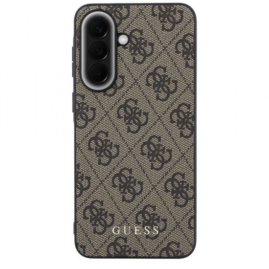 Etui Guess 4G Classic na Samsung Galaxy A37 5G - brązowe