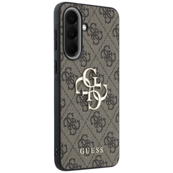 Etui Guess Leather 4G Metal Logo na Samsung Galaxy A37 5G - brązowe
