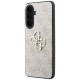 Etui Guess Leather 4G Metal Logo na Samsung Galaxy A37 5G - różowe