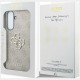 Etui Guess Leather 4G Metal Logo na Samsung Galaxy A37 5G - różowe