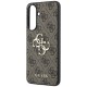 Etui Guess Leather 4G Metal Logo na Samsung Galaxy A57 5G - brązowe
